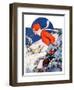 "Woman Skier,"February 14, 1931-James C. McKell-Framed Giclee Print