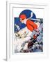 "Woman Skier,"February 14, 1931-James C. McKell-Framed Giclee Print