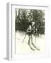 Woman Skiing-null-Framed Photo