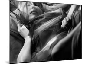 Woman Sleeping, Covered with Veil-Antonino Barbagallo-Mounted Photographic Print