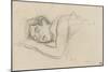 Woman Sleeping, Right Cheek Resting on the Left Hand-Henri de Toulouse-Lautrec-Mounted Giclee Print