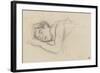 Woman Sleeping, Right Cheek Resting on the Left Hand-Henri de Toulouse-Lautrec-Framed Giclee Print