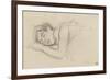 Woman Sleeping, Right Cheek Resting on the Left Hand-Henri de Toulouse-Lautrec-Framed Giclee Print