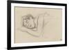 Woman Sleeping, Right Cheek Resting on the Left Hand-Henri de Toulouse-Lautrec-Framed Giclee Print