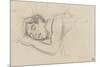 Woman Sleeping, Right Cheek Resting on the Left Hand-Henri de Toulouse-Lautrec-Mounted Giclee Print