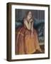 Woman Smoking a Cigarette on a Sofa-Konstantin Andreyevich Somov-Framed Giclee Print