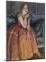 Woman Smoking a Cigarette on a Sofa-Konstantin Andreyevich Somov-Mounted Giclee Print