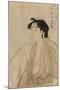 Woman Smoking a Pipe-Kitagawa Utamaro-Mounted Art Print