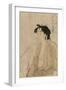 Woman Smoking a Pipe-Kitagawa Utamaro-Framed Art Print