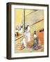 Woman Smoking Pipe-null-Framed Giclee Print