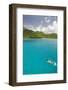 Woman Snorkeling in Hawksnest Bay at St. John Island-Macduff Everton-Framed Photographic Print