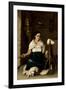 Woman Spinning , 1859-Luis Cadena-Framed Giclee Print