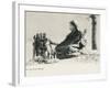 Woman Spinning on a Traditional Hand-Made Wheel, India-null-Framed Photographic Print