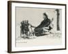 Woman Spinning on a Traditional Hand-Made Wheel, India-null-Framed Photographic Print
