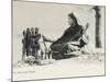 Woman Spinning on a Traditional Hand-Made Wheel, India-null-Mounted Photographic Print