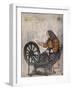 Woman Spinning, Sundalsoren, 1905-Nico Jungman-Framed Giclee Print