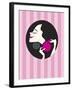 Woman Spraying on Perfume-null-Framed Giclee Print