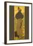 Woman Standing Beside Railing with Poodle-Paul Ranson-Framed Art Print