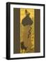 Woman Standing Beside Railing with Poodle-Paul Ranson-Framed Art Print
