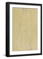 Woman Standing Facing Slightly Left-Gustav Klimt-Framed Giclee Print