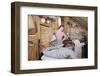 Woman Standing in an Attic-William P. Gottlieb-Framed Photographic Print
