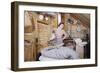 Woman Standing in an Attic-William P. Gottlieb-Framed Photographic Print