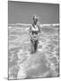 Woman Standing in Ocean Surf-Philip Gendreau-Mounted Photographic Print