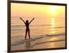 Woman Standing In the Sea-Bjorn Svensson-Framed Photographic Print