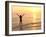 Woman Standing In the Sea-Bjorn Svensson-Framed Photographic Print