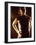 Woman Standing Looking Up-null-Framed Photographic Print