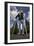 Woman Standing on Crutches-Anthony West-Framed Photographic Print