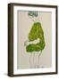 Woman, Standing, with Hands Clasped, 1914-Egon Schiele-Framed Giclee Print