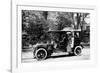 Woman Stands by a 1907-8 Daimler-null-Framed Photographic Print