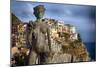 Woman Statue with Grapes, Manarola, Liguria, Italy-George Oze-Mounted Photographic Print