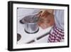 Woman Sterilizing Jars for Canning-William P. Gottlieb-Framed Photographic Print