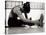 Woman Stretching During a Workout, New York, New York, USA-Paul Sutton-Stretched Canvas