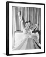 Woman Stretching in Bed-Philip Gendreau-Framed Photographic Print