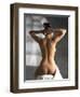 Woman Stretching-Tony McConnell-Framed Premium Photographic Print