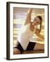 Woman Stretching-null-Framed Photographic Print