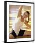 Woman Stretching-null-Framed Photographic Print