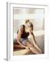 Woman Stretching-null-Framed Photographic Print