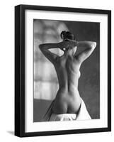 Woman Stretching-Tony McConnell-Framed Photographic Print