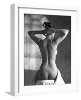 Woman Stretching-Tony McConnell-Framed Photographic Print