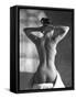 Woman Stretching-Tony McConnell-Framed Stretched Canvas