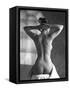 Woman Stretching-Tony McConnell-Framed Stretched Canvas