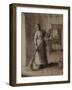 Woman Sweeping Her Home-Jean-François Millet-Framed Giclee Print