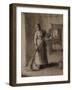 Woman Sweeping Her Home-Jean-François Millet-Framed Giclee Print