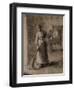 Woman Sweeping Her Home-Jean-François Millet-Framed Giclee Print