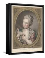 Woman Taking Coffee-Louis-Marin Bonnet-Framed Stretched Canvas