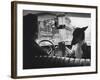 Woman Taxi Driver Sharing Front Seat with Pet Dog-Alfred Eisenstaedt-Framed Photographic Print